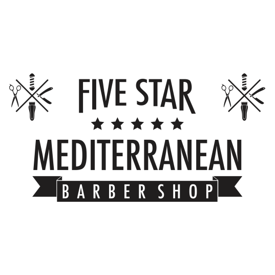 Five Star Mediterranean Barber Shop Logo